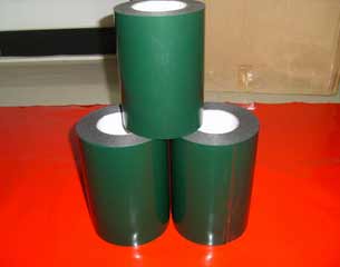 绿膜EVA泡棉胶，双面黑色EVA胶带，宽度可以订购